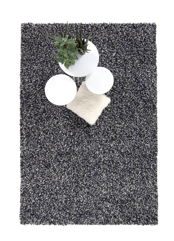 Brinker Carpets Alto 250 Indigo Blauw, Grijs, Ivory, Lila