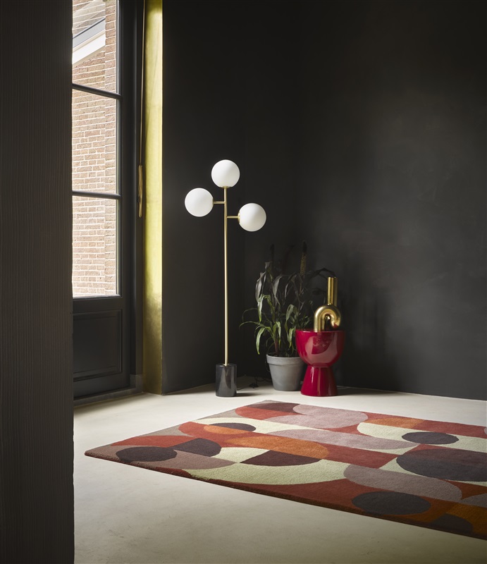 Decor Cosmo red pale green 095203 Decor Cosmo red pale green 095203