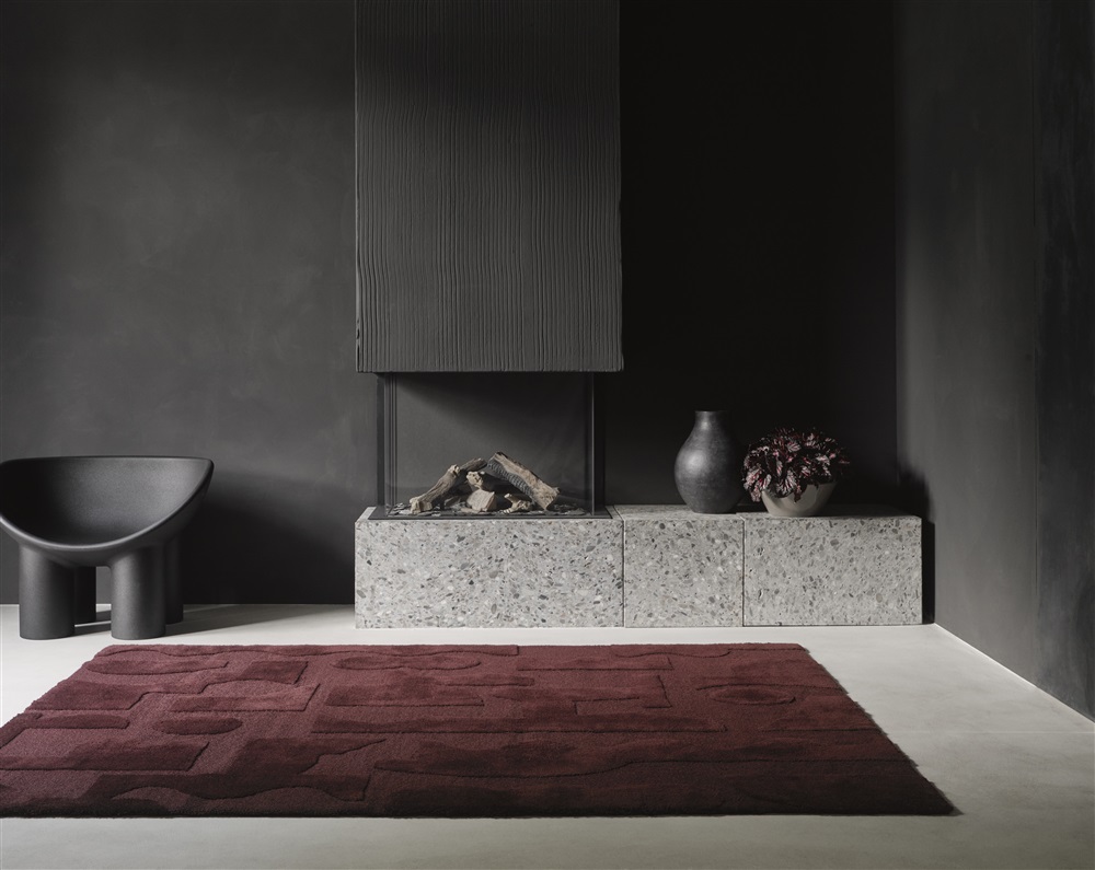 Mural Modest Burgundy 121100 Mural Modest Burgundy 121100