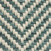 Brink & Campman Atelier-twill mineral 49207 Aqua, Ivory