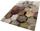Esprit Modernina Esp-3378-070 Blauw, Groen, Rood, Taupe