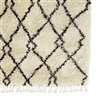 De Munk Carpets Beni Ouarain MM-02 Ivory, Zwart