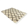 De Munk Carpets Beni Ouarain MM-02 Ivory, Zwart