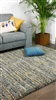 Eurogros Manchester 5949 rond Blauw Blauw, Multicolor, Oker