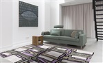 De Munk Carpets Nepal Patt. PUSTAKALAY 313, (60 knots) Grijs, Lila, Wit, Zwart