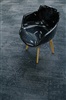 Interfloor Mystique *997 (Bais band katoen ) Laatste !!! Antraciet, Zwart