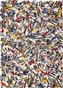Louis de Poortere Gallary 9144 STREET GRAPH  Blauw, Geel, Multicolor, Rood