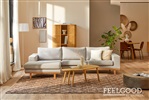 Brinker Carpets Amalfi 815 vergrijsd ivoor  Grijs, Ivory