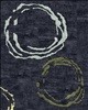 De Munk Carpets Nepal BADAL 93, (60 knots) Antraciet, Blauw, Grijs, Groen