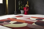 Brink & Campman Decor Cosmo red pale green 095203 Groen, Rood, Roze