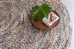 De Munk Carpets Intorno 01 Blauw, Cognac, Ivory, Oker
