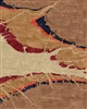 De Munk Carpets Nepal Diyo, (60 knots) Antraciet, Camel, Creme, Rood