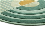 Brinker Carpets Fano Girare green Groen