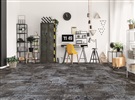 Interfloor Mystique 962 (Blindband katoen) Blauw, Grijs, Ivory, Multicolor