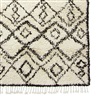 De Munk Carpets Beni Ouarain MM-01 Ivory, Zwart