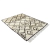 De Munk Carpets Beni Ouarain MM-01 Ivory, Zwart