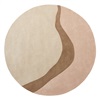 Ensuite By Brinker Organix rechthoek & rond 620 Blush Beige, Camel, Roze