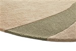 Ensuite By Brinker Organix rechthoek & rond 750 Khaki Beige, Groen, Zand