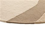 Ensuite By Brinker Organix rechthoek & rond 210 Linen Beige, Creme, Zand
