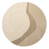 Ensuite By Brinker Organix rechthoek & rond 210 Linen Beige, Creme, Zand