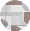 Eurogros Verwood 6111 Bruin, Grijs, Ivory