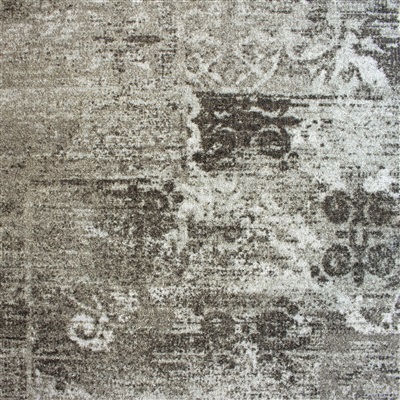 Interfloor Mystique 947 (Blindband katoen, inclusief antislip ondertapijt) Grijs, Taupe