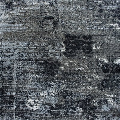 Interfloor Mystique 962 (Bais band katoen ) Blauw, Grijs, Ivory, Multicolor