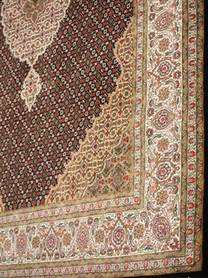 Onze Huis Collectie Tabriz zwart WBc Beige, Creme, Terra, Zwart