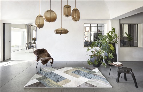 Onze Huis Collectie Gable 10.6361[Laatste] Grijs, Groen, Ivory, Multicolor, Taupe