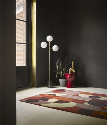 Decor Cosmo red pale green 095203 Decor Cosmo red pale green 095203