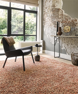 Brink & Campman Pop Art coral 066902 Blauw, Ivory, Terra
