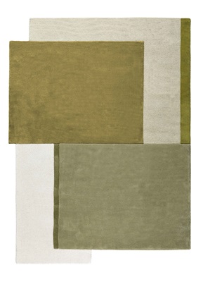 Brinker Carpets Umare groen In meerdere kleuren