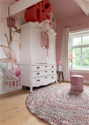 De Munk Carpets Intorno 03 Grijs, Rood, Roze, Taupe
