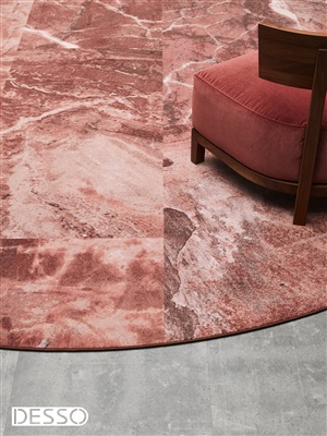 Desso Sense of Marble (blind gebandeerd met anti slip) In meerdere kleuren