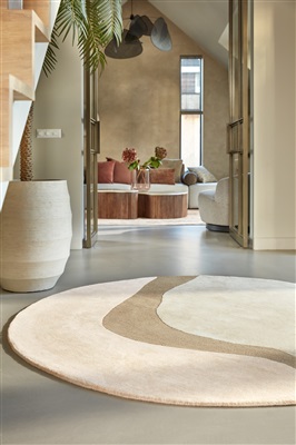 Ensuite By Brinker Organix rechthoek & rond 620 Blush Beige, Camel, Roze