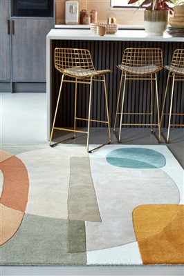 Ensuite By Brinker Urban Vibes 060 Autumn Beige, Blauw, Cognac, Oker