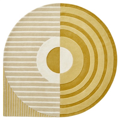 Brinker Carpets Fano Girare Wild wonder Geel
