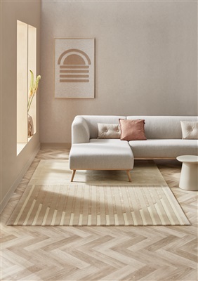 Brinker Carpets Fano Beige Beige, Zand