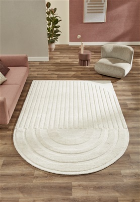 Brinker Carpets Monza Light Grey Creme, Grijs