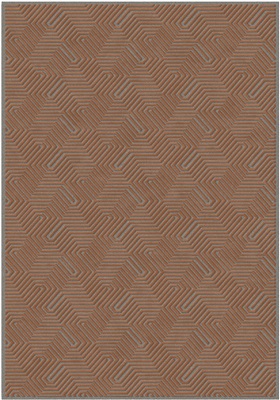 Ensuite By Brinker Graphix dessin 923 grey-cognac Cognac, Grijs