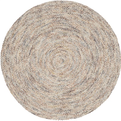 De Munk Carpets Intorno 01 Blauw, Cognac, Ivory, Oker