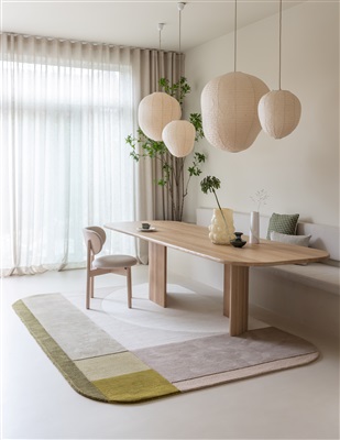 Ensuite By Brinker Lio Rounded Corners 770 Olive Groen, Taupe