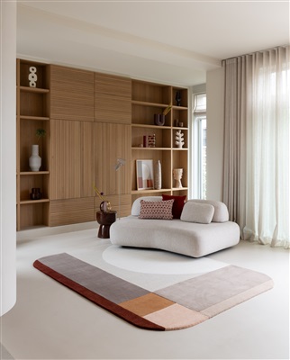 Ensuite By Brinker Lio Rounded Corners 680 Terra Taupe, Terra