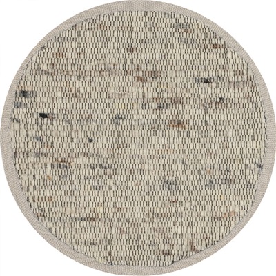 De Munk Carpets Diamante DI-01 Rond / speciale vorm Creme, Grijs, Taupe