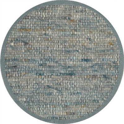 De Munk Carpets Diamante DI-07 Rond / speciale vorm Aqua, Grijs