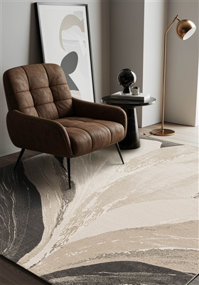 Eurogros Raisa 951 Antraciet, Creme, Zand