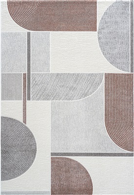 Eurogros Verwood 6111 Bruin, Grijs, Ivory